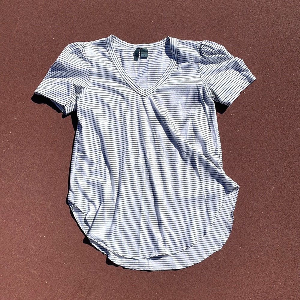 White vneck